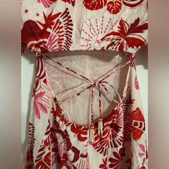 Farm Rio Rios Tile Mini Dress L - Picture 5 of 11